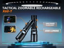 SUPERFIRE X60-T Military Tactical Flashlight Torch 2000 Lumens