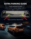 Wolfbox G840S 12 4K Mirror Dash Cam Backup Camera Smart Rearview Mirror