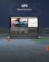 Wolfbox G900 4K Front 2.5K Rear Mirror Dash Cam with 12'' TouchscreenGPS