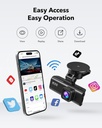 Wolfbox REDTIGER F7NP Dash Cam Front Rear4K Full HD for Cars Wifi GPS