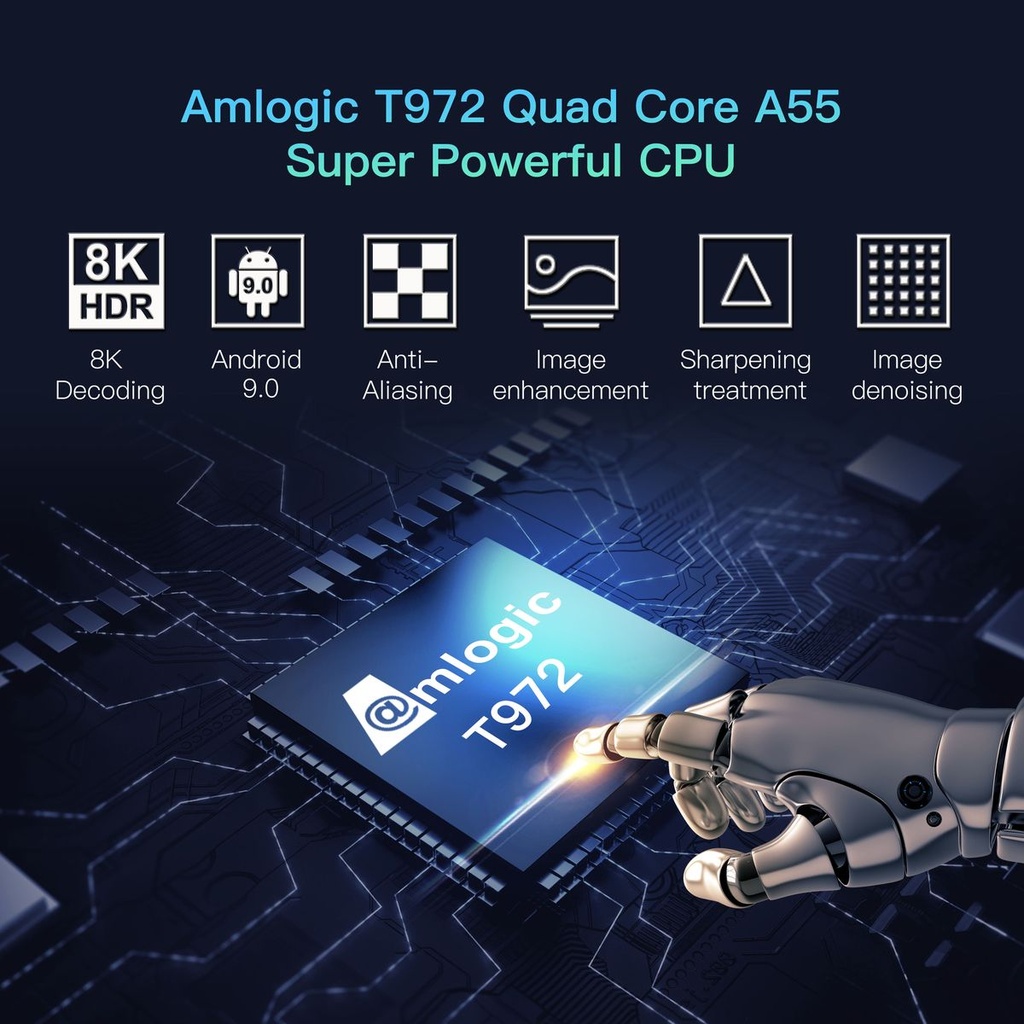 XNANO X1 - 8K Decoding Projector, 1080p HD, 4K, Android 9.0, Dual WiFi