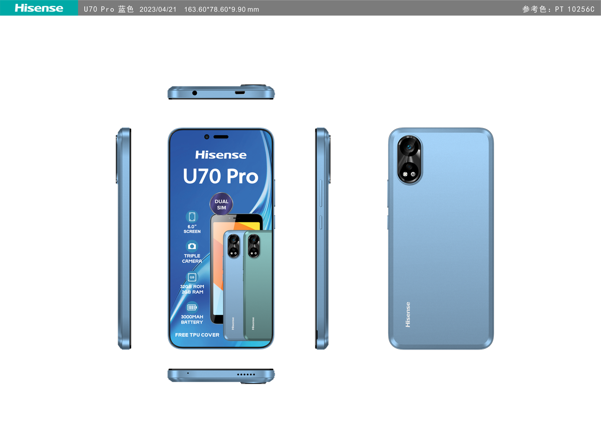 Hisense U70 Pro 32GB LTE Dual Sim - Blue