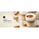 Electric Milk Frother & Steamer with Temp Control for Coffee & Lattes Froth