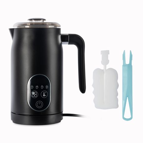 Electric Milk Frother & Steamer with Temp Control for Coffee & Lattes Froth
