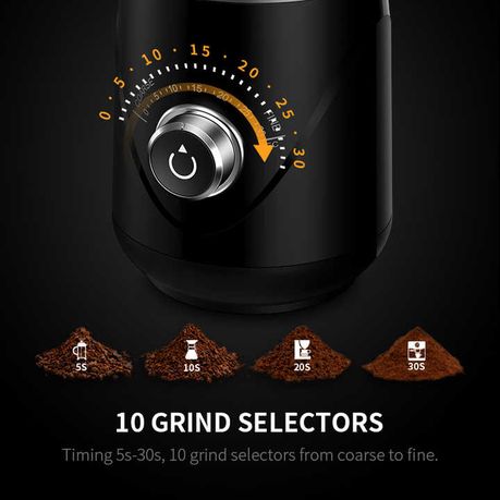 Shardor Super Silent Coffee Grinder Electric, Herb Grinder, Spice Grinder