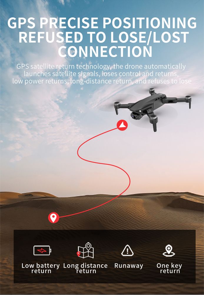 LYZRC L900 Drone 4K GPS Drone With Camera Brushless Motor 5G FPV Quadcopter