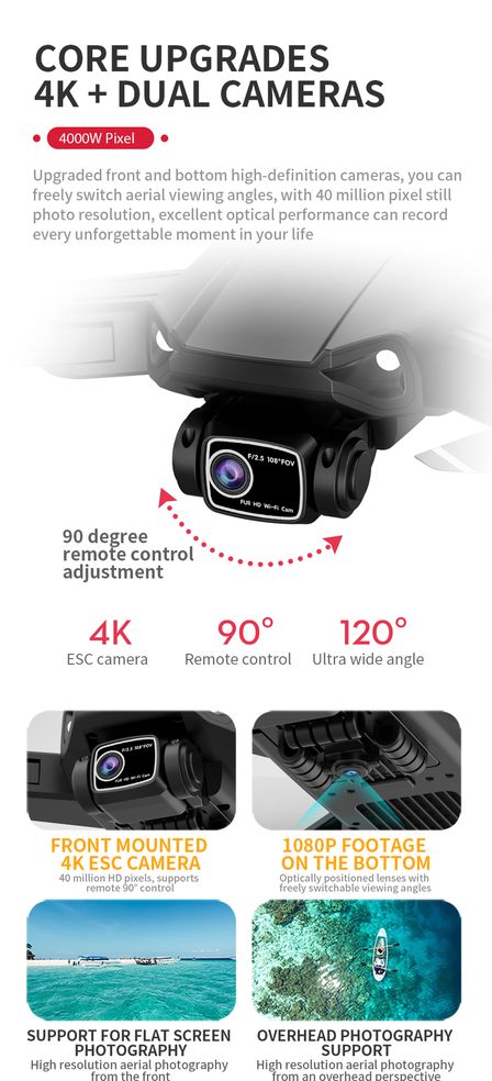 LYZRC L900 Drone 4K GPS Drone With Camera Brushless Motor 5G FPV Quadcopter