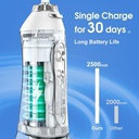 H2oFloss Water Flosser for Teeth, Braces 5 Piece Jet Tip Nozzle Pack - White