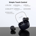 HTC True Wireless Earbuds 6 TWS Wireless Earphone Bluetooth- Crystal Series