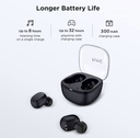 HTC True Wireless Earbuds 6 TWS Wireless Earphone Bluetooth- Crystal Series