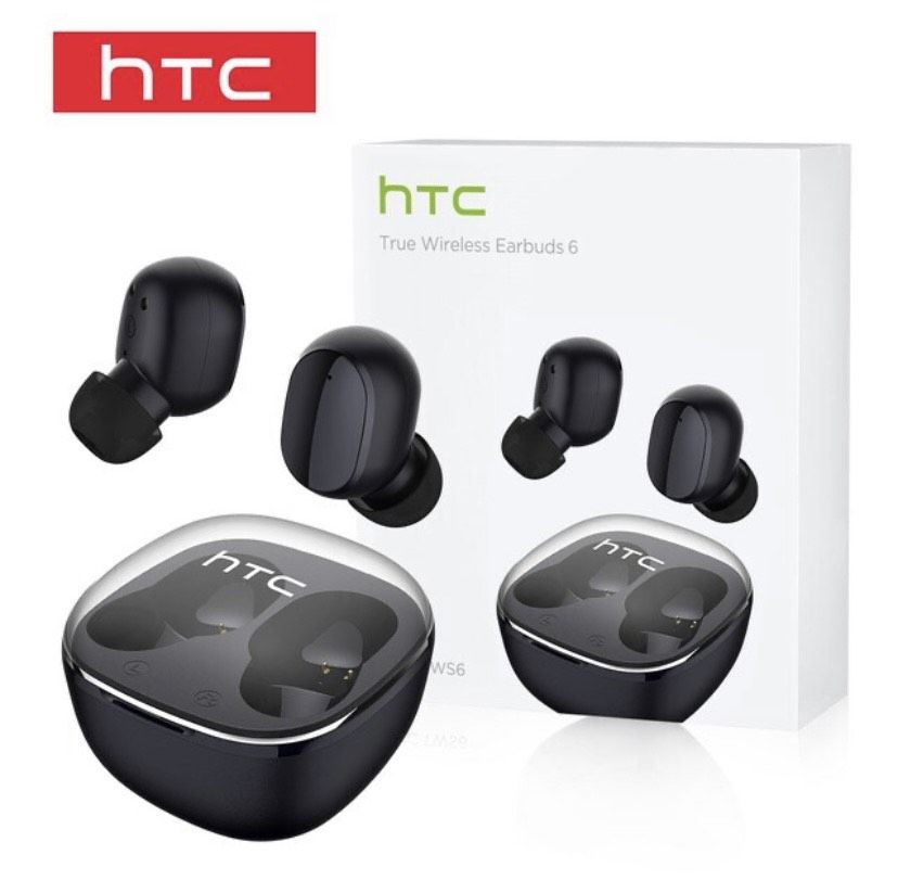 HTC True Wireless Earbuds 6 TWS Wireless Earphone Bluetooth- Crystal Series