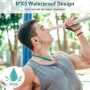 HTC HS01 Bluetooth Sport Headphones- TWS in Ear Sport Earbuds Green