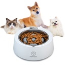 PAPIFEED Smart Stainless Steel Slow Feeding Bowl With Weight Display 500g