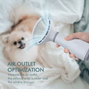 PAPIFEED 2 In 1 Grooming Pet Hair Dryer Brush For Small Medium Dogs + Cats