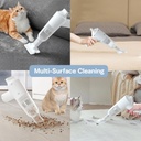PAPIFEED Mini Handheld Vacuum For Pet Hair Or Car Use Quiet and Wireless