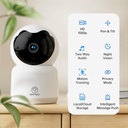 PAPIFEED Pet / Baby Camera 1080P/5GHz/2.4GHz Wifi with Two-Way Voice Call