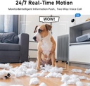 PAPIFEED Pet / Baby Camera 1080P/5GHz/2.4GHz Wifi with Two-Way Voice Call