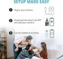 PAPIFEED Pet / Baby Camera 1080P/5GHz/2.4GHz Wifi with Two-Way Voice Call