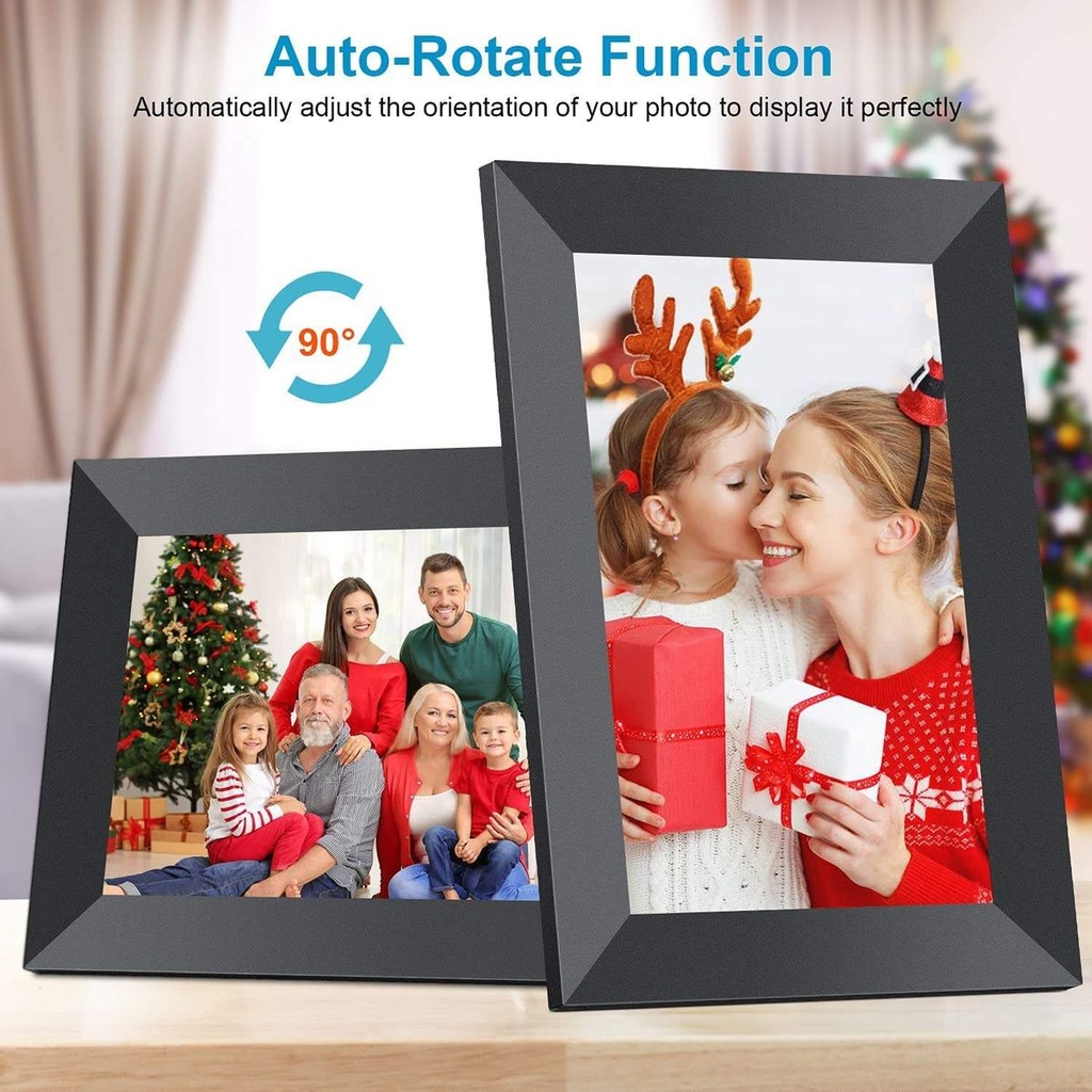 Pro-Techt Smart WiFi Digital Photo Frame 10.1 Screen 16GB With Frameo