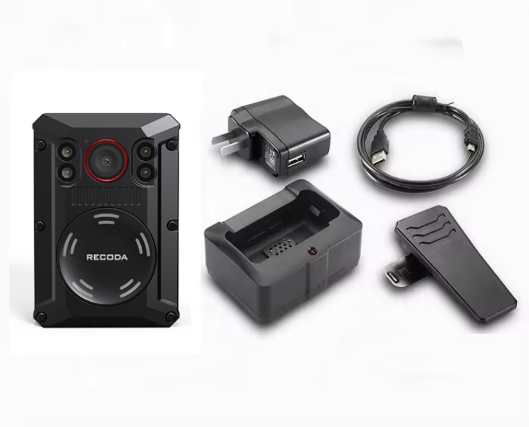 RECODA M502B Body Camera For Security, 64GB, 1600P Night Vision, WiFi