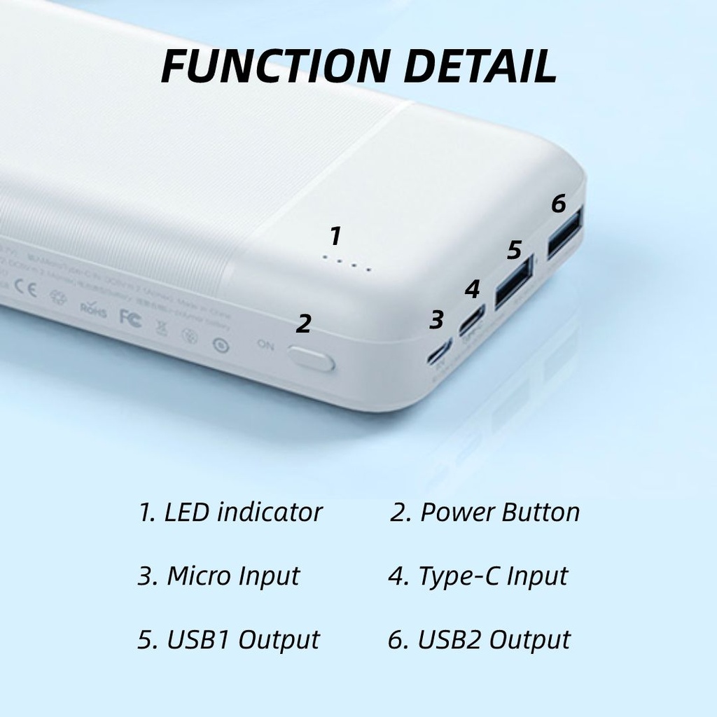 Remax 20000mAh Power Bank Much Power Long Battery Life