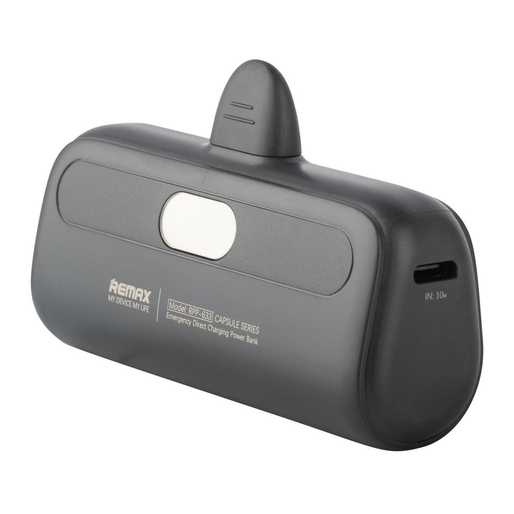 Remax Rechargeable iPhone Capsule Powerbank 5000mAh Fast Charging Compact