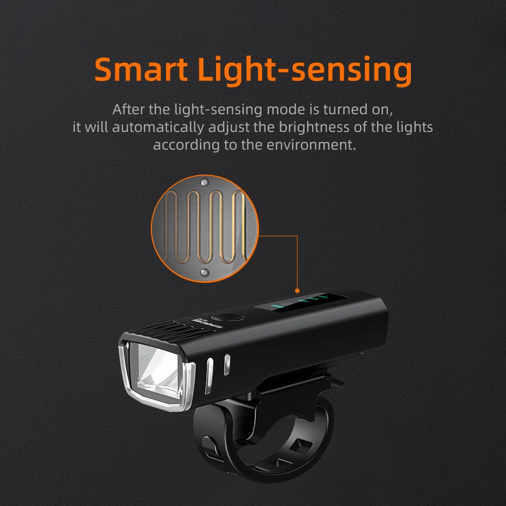 Superfire BL-10 250lm Front Bicycle Light Rechargeable Water Resistant