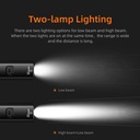 Superfire BL-12 1300lm Front Bicycle Light Rechargeable Water Resistant