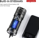 SUPERFIRE GT60 Flashlight Rechargeable 10000 Lumens LED Spotlight Torch