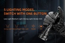 SUPERFIRE L3-P90 Zoomable Tactical Flashlight Torch 2700 Lumens