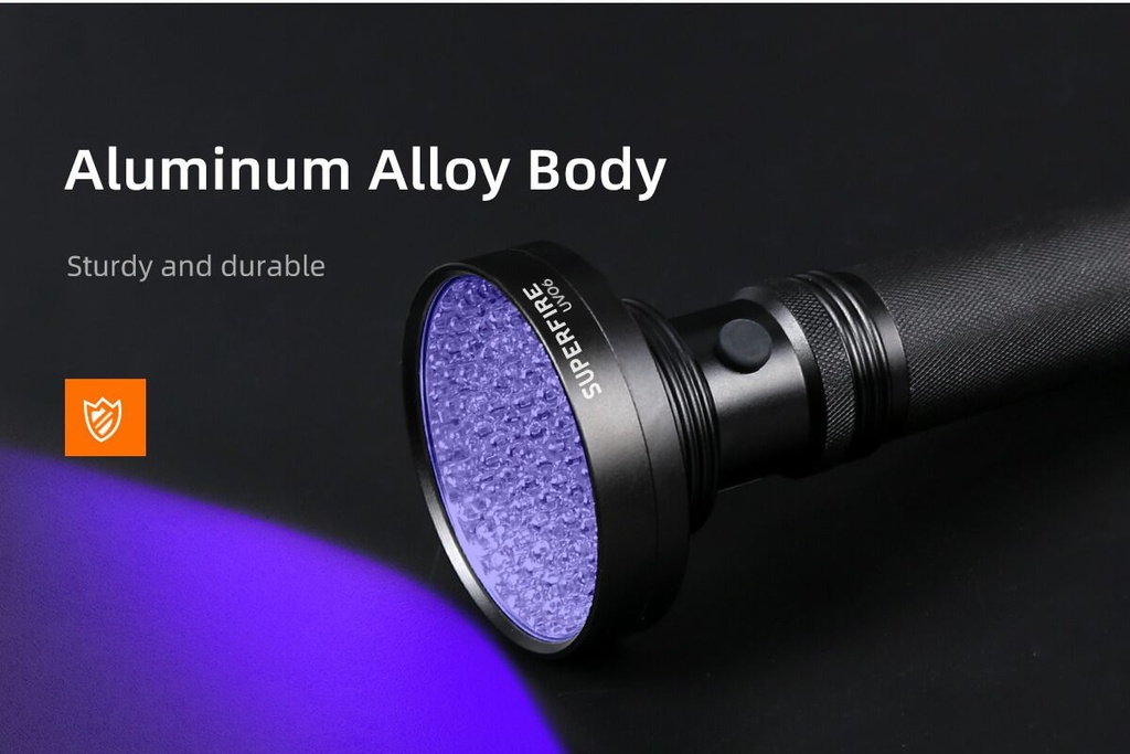 SUPERFIRE UV06 395nm UV Flashlight Torch Ultra Violet Torch