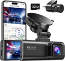 Wolfbox REDTIGER F7NP Dash Cam Front Rear4K Full HD for Cars Wifi GPS