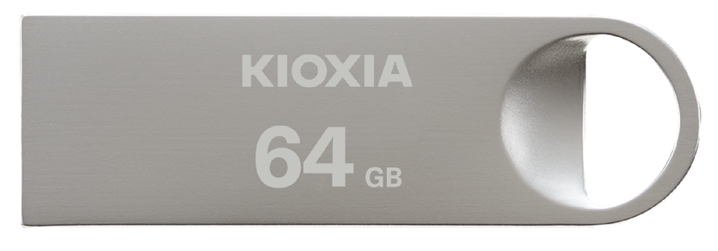 Kioxia 64GB Metal USB 2.0 Flash Drive for High-Speed Data Storage, Works with Windows and Mac
