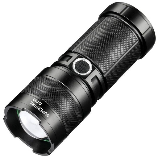[6956362912618] SUPERFIRE GT60 Flashlight Rechargeable 10000 Lumens LED Spotlight Torch